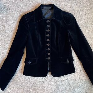Theory Black Velvet Blazer